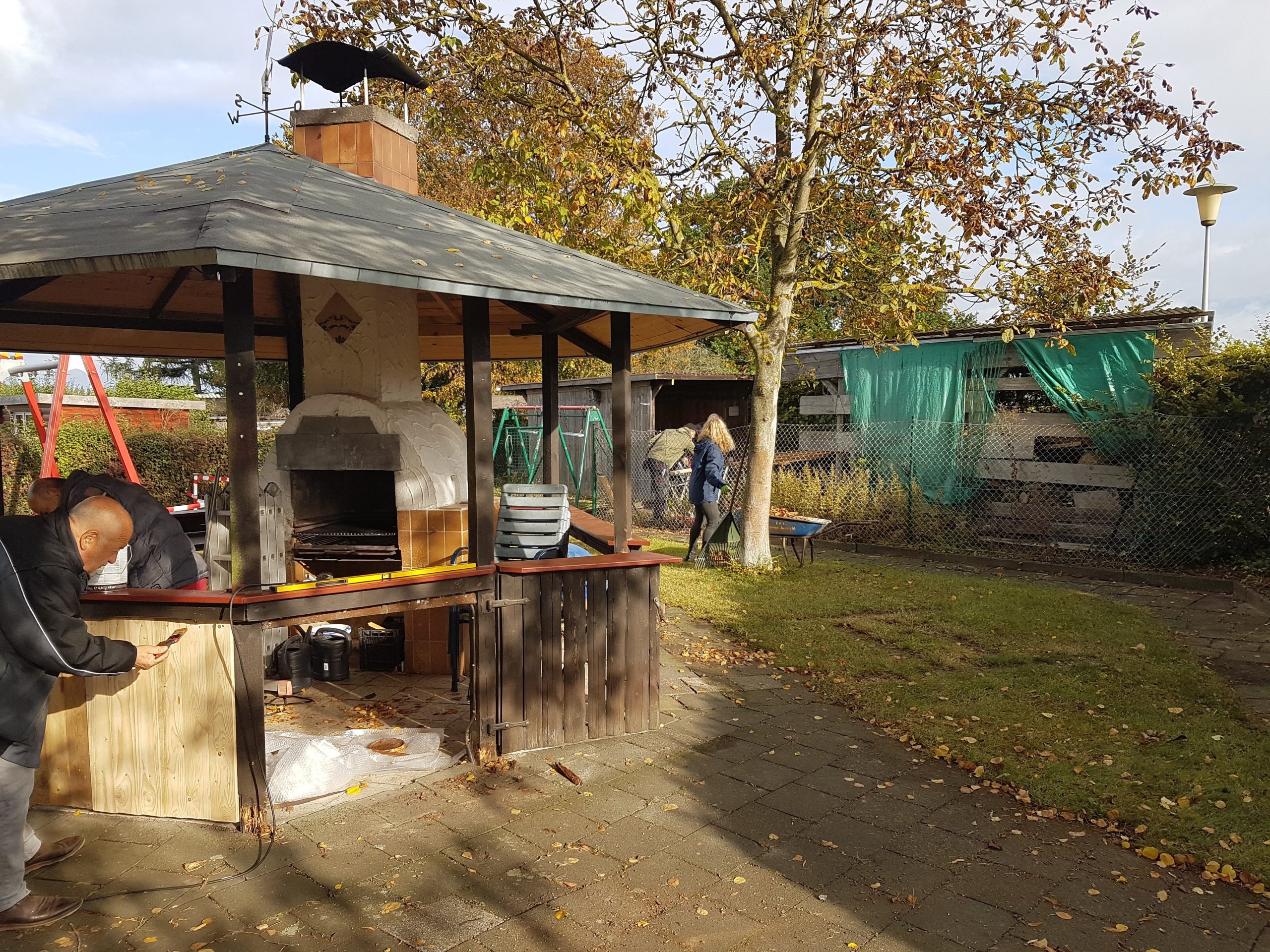 Restaurierung Grillhütte