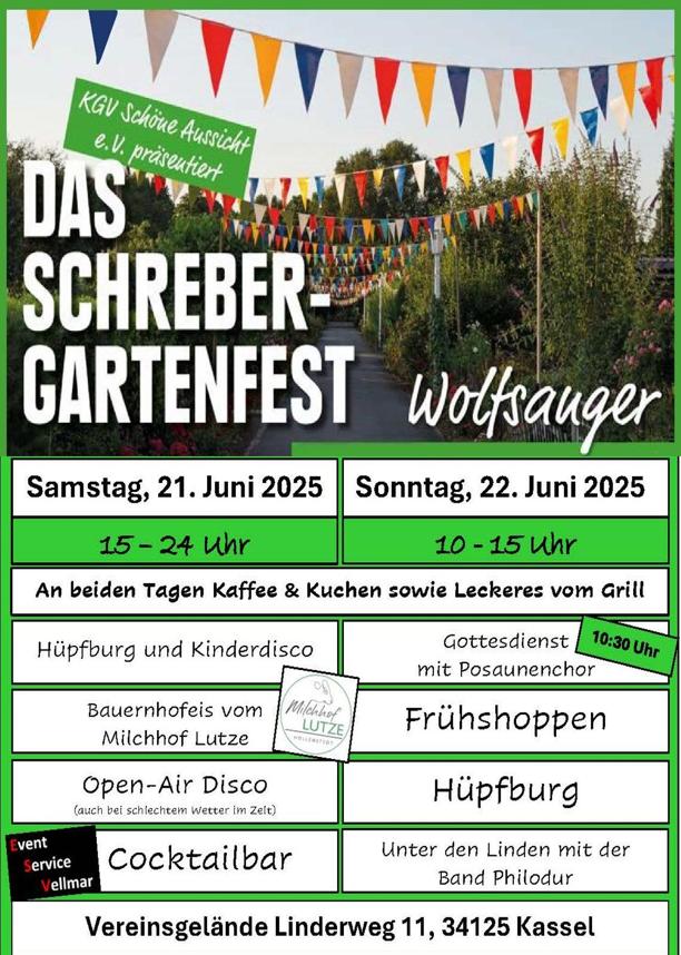 Stimmung, Spaß und Ehrungen beim 4. Schrebergartenfest